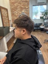 ライズヘアー(RISE HAIR)&nbsp;ツーブロショート＋アッシュカラー