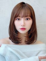 エインアンリー 明治神宮前(AIN.ANLY.)&nbsp;透明感カラーくびれロング似合わせカットミディアムレイヤー