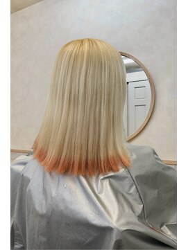 フレームプラス 天王寺あべの店(FRAME+) 【山内貴広】オレンジエンドカラー