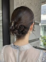 シロ(SiLO)&nbsp;結婚式参列ヘアセット♪まとめツヤカチモリ