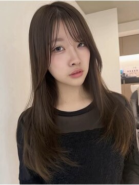 リリット(ReLit) マレットヘアハイライト髪質改善オリーブグレーココアベージュ