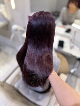 ラメール(MAISON LA MER) 【MANAMI】ラベンダーカラー.ブリーチカラー.髪質改善