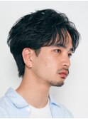 渋谷メンズパーマニュアンスパーマフェザーパーマセンターパート