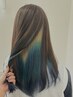 カット＋Ｗカラー[ハイライト/インナーカラー/アンブレラカラー]￥15400～