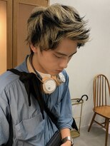 メンズ ニール 名古屋 伏見 丸の内(men's NEELU)&nbsp;【NEELU_yuna】コントラストローライト×スパイキーショート