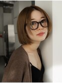 ボブ レイヤーボブ 銀座 髪質改善 ブリーチなし