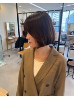 ヘアーポケット リタ(HAIR POCKET ritta)&nbsp;タンバルモリボブ×ショコラブラウン12/25似合わせカット
