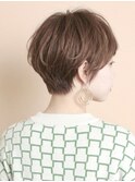 ひし形ショートボブ/大人ショートヘア/40代/50代/60代/表参道