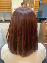 ヘアリゾート粋 トゥジュ 池袋東口店(tujuh) ブラウンレッド/透明感カラー/艶髪