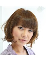 バックステージサカエ(BACK STAGE SAKAE) 前下がり★ミディアム byBACKSTAGE