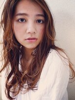 エン(enn.) ラフウェーブ×ハイライトベージュ