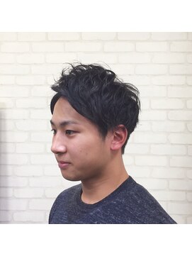 メンズ レオ 天六店(men's LEO) 【ビジカジ】ツーブロックネープレスアップバングビジネス