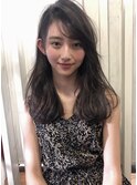 大人かわいいSカールの重なりで作る色気パーマ