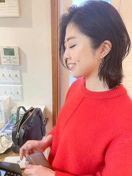 オーシャン(Ocean) 大人可愛い20代30代40代外はねボブ/ネオウルフ/前下がり