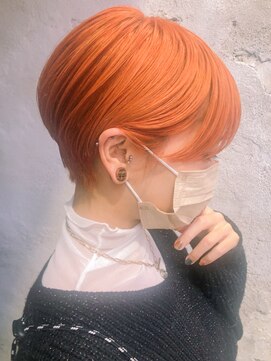 カライング(ing) 大人可愛い20代30代40代黒髪前下がりショートボブ丸みショート◎