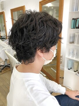 ヘッズ 本八幡店(HEADS) MEN'S HAIR  センターパート　ツイストスパイラル　韓国マッシュ