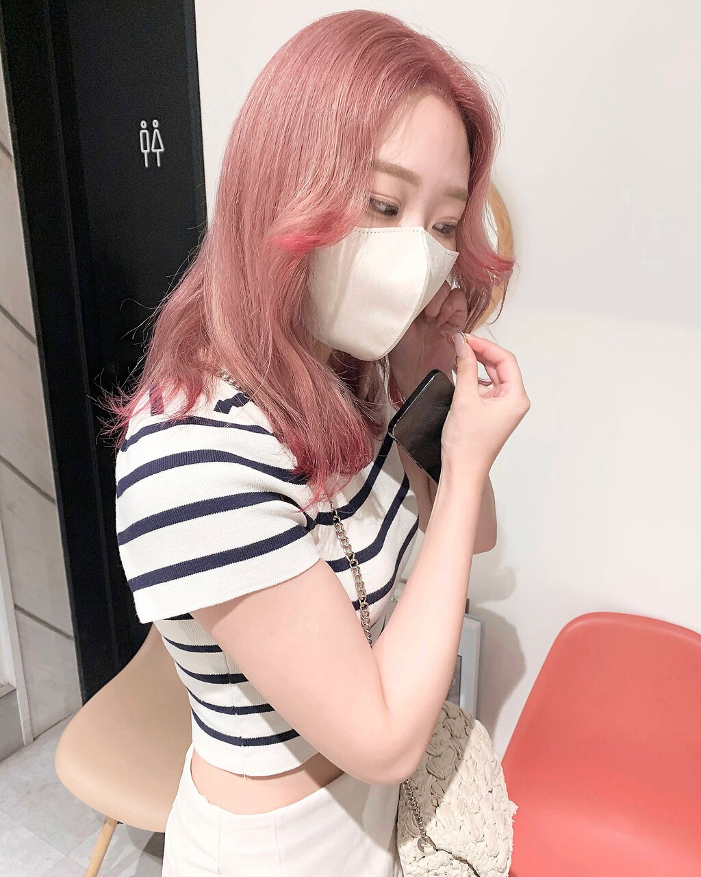 コーラルピンク×チェリーピンク/裾カラー：L173634878｜シピ バイ