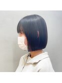 【米倉かずひさ】ミニボブ　イメチェン　チェリーブラウン