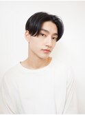 刈り上げナチュラルセンターパート