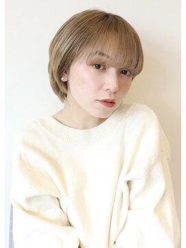 アイ(I.) 【 Ｉ. 】30代からのナチュラル前下がりショートボブ　川口