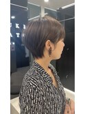 大人の透明感ショート