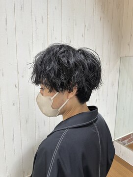 ソワン ドゥ ブレス 立花店(soin de brace) 波巻きツイストスパイラルパーマ