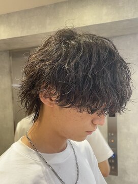 レイズ 名古屋(RAYS) 波巻きスパイラルパーマ無造作マッシュウルフ h