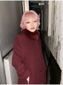 綿飴pink × ショートウルフ