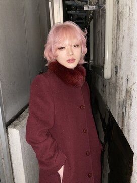 オンザ(ONTHE) 綿飴pink × ショートウルフ