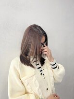 小森谷,グレーベージュ,レイヤーロング,イメチェン,e63