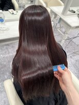 ナビ 金沢駅前店(navi)&nbsp;*レッドカラー×髪質改善トリートメント*(艶カラー/縮毛矯正)