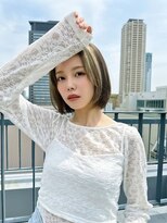 バランス 天王寺店(Balance)&nbsp;大人可愛い20代30代40代小顔ショートボブ丸み前下がり天王寺