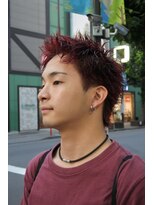 ゼストプール(ZEST POOL)&nbsp;スパイキーショート×ワインレッド