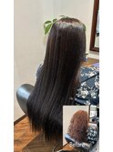 低ダメージ弱酸性縮毛矯正Beforeafter