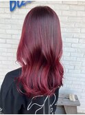 【LA PENSEE】艶髪チェリーレッド　ハイトーンカラー