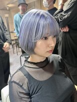 ピリオド 赤坂(Period.) 綺麗な色落ち!ブルーバイオレットシルバー