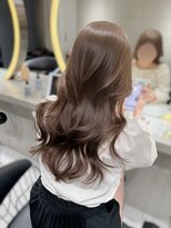 ロンドウル 熊本(Lond ulu) ウェーブミディアムメルティカラー×ブリーチなし韓国【熊本】