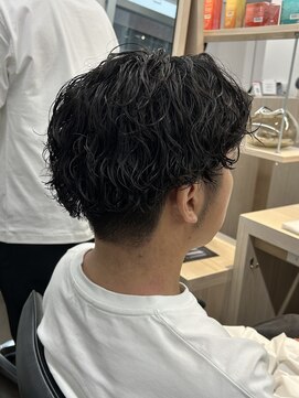 サロンドジョー(salon de joe) メンズカットツイストスパイラルパーマニュアンスパーマショート