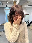 乾かすだけでキマる髪/馴染むハイトーンミニウルフグレージュ