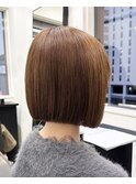 似合わせボブ/刈り上げボブ/マロンベージュ