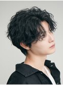 シャドウパーマ名古屋テテ風ゆるめパーマ韓国ヘア波巻きツイスト