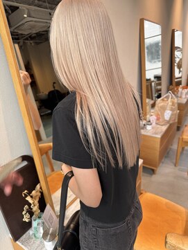 エルム 原宿 表参道(yelm) ホワイトベージュ/ブリーチ2回～/髪質改善トリートメント