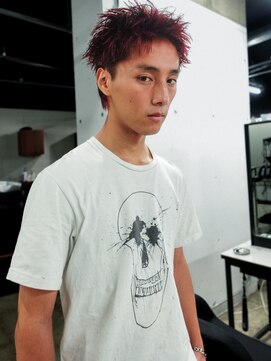 ピア ヤクイン(Pia Yakuin) ラフショート　レッドカラー