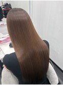 ロングヘアー縮毛矯正上級髪質改善 赤坂見附