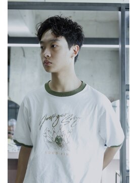 ユニオンデュオ 栄(Union Duo) メンズショート×パーマ