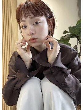 ロンドプロフィール 浦和(Lond profil) 顔まわりレイヤー外ハネ韓国風ヘア髪質改善浦和ボブ