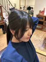 ヘアリゾートエーアイ 新宿西口店(hair resort Ai) 顔まわりカット【新宿】