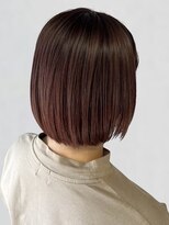 ロカ バイ ティアトロ ヘア サロン(ROCA by teatro hair salon)&nbsp;丸みボブ マロンベージュ  トリートメント 艶髪 30代 40代 ボブ