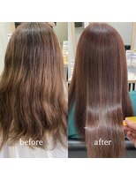 エルプラスヘアー 平尾店(L+hair) 20代30代40代髪質改善トリートメント艶感ストレート透明感ロング