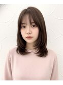 レイヤーカット/顔周りレイヤー/ボブレイヤー